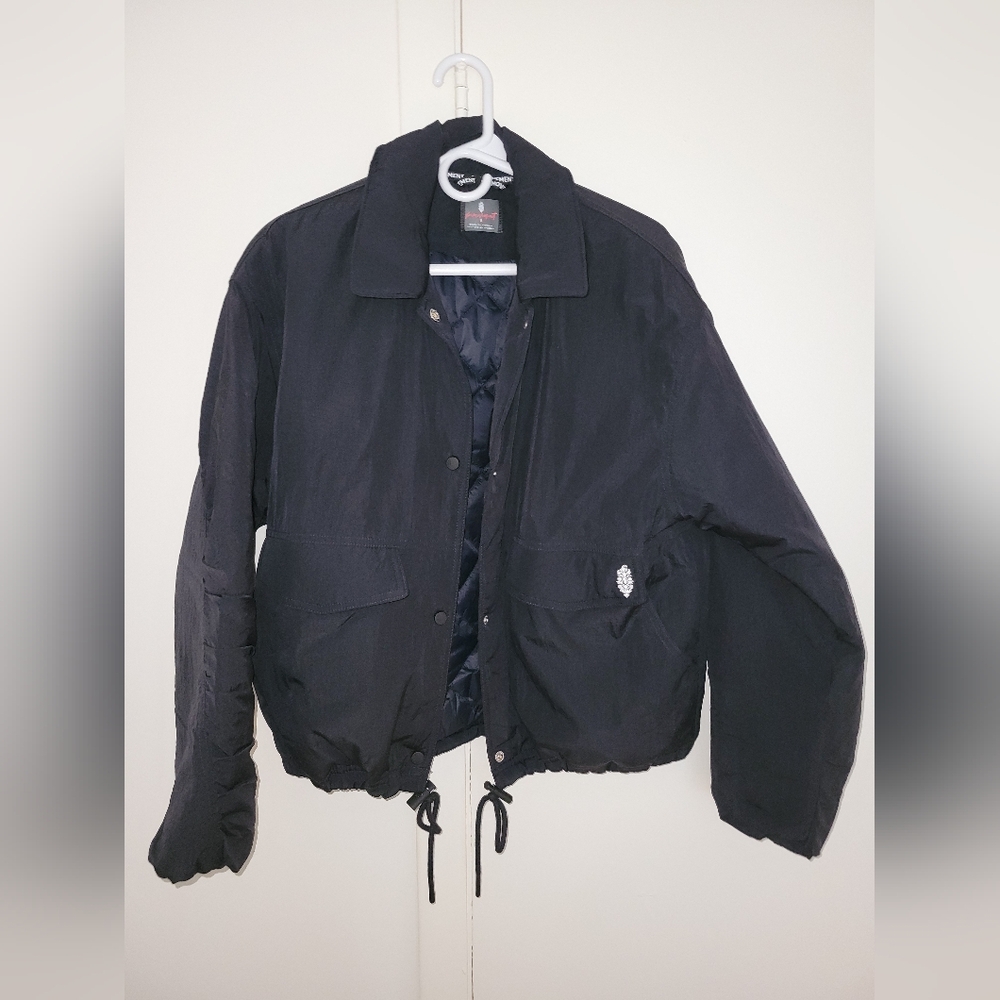 Free People Movement Off The Bleachers Coaches Jacket Black
